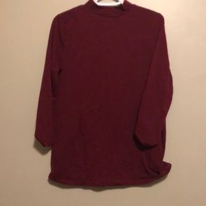 Plain Long Sleeve Maroon